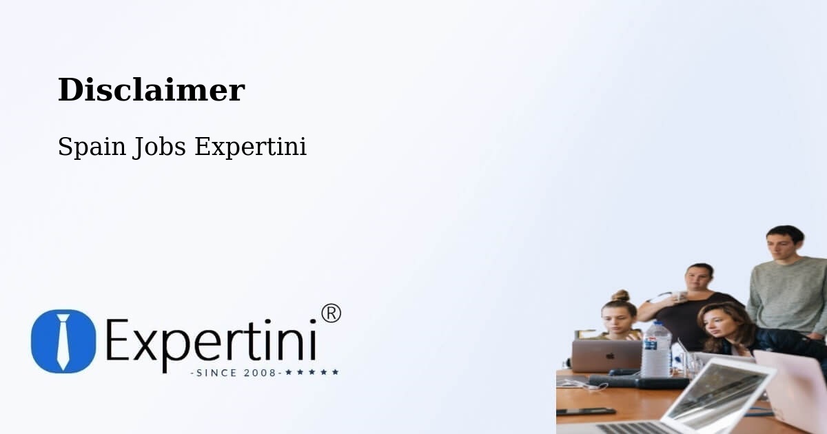 Disclaimer – Gaià - Spain Jobs Expertini